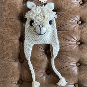 Andes Kids knitted Llama hat